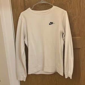 White Nike crewneck